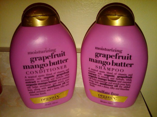 Review: Organix Moisturizing Grapefruit Mango Butter Shampoo and Conditioner