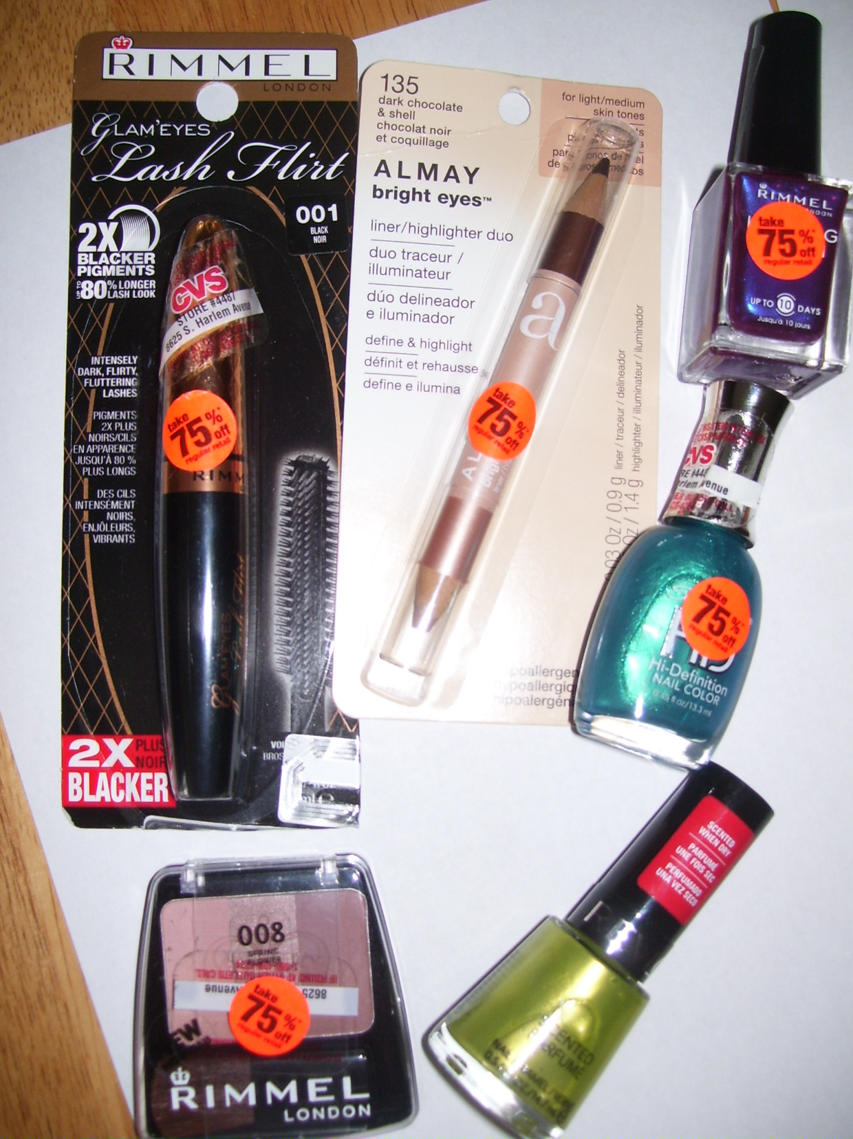 What I scored from the CVS beauty clearance…