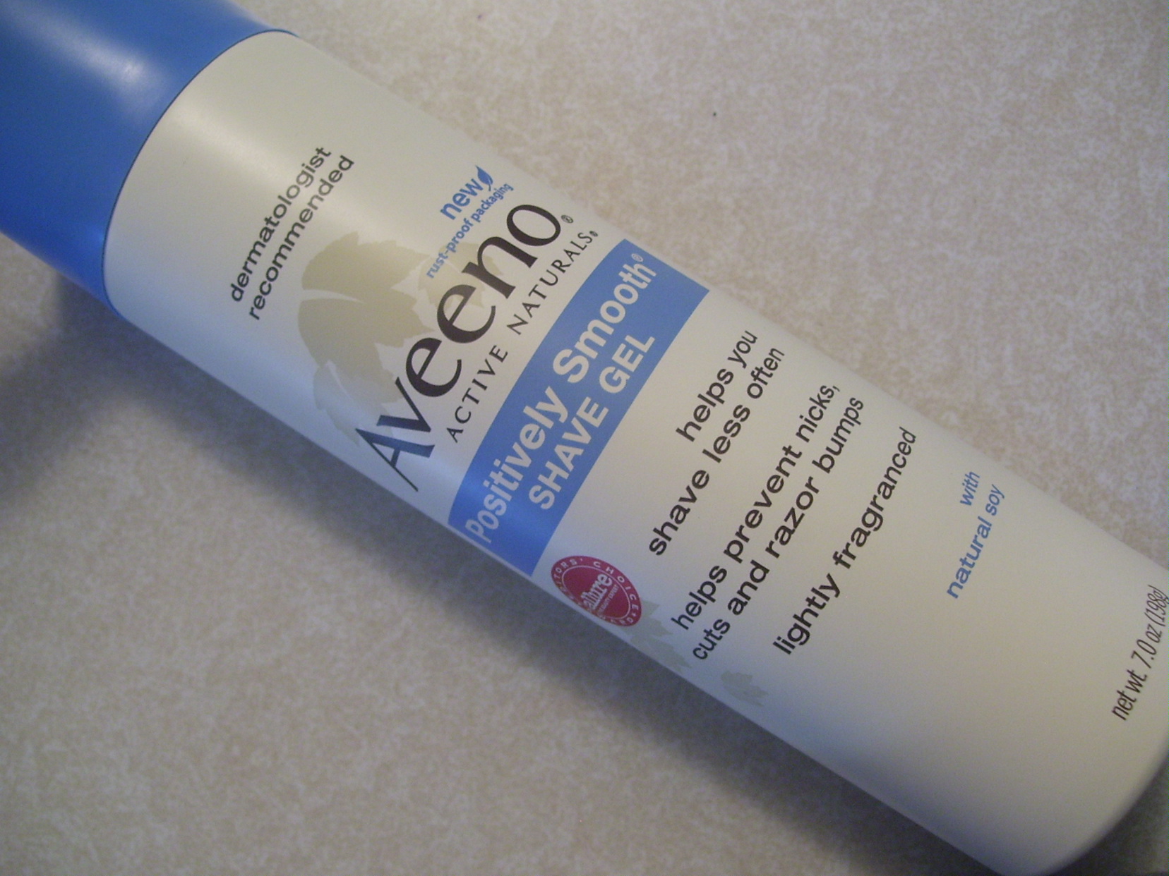 Review:  Aveeno Active Naturals Positively Smooth Shave Gel