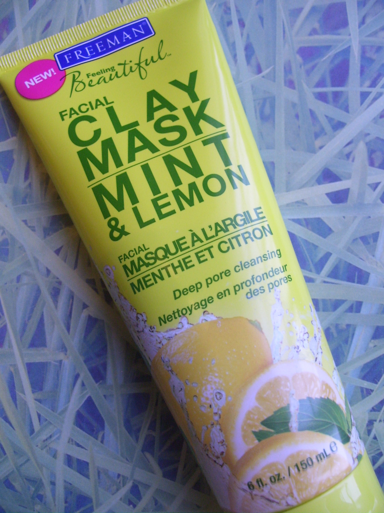 Review:  Freeman Beauty Mint & Lemon Facial Clay Mask