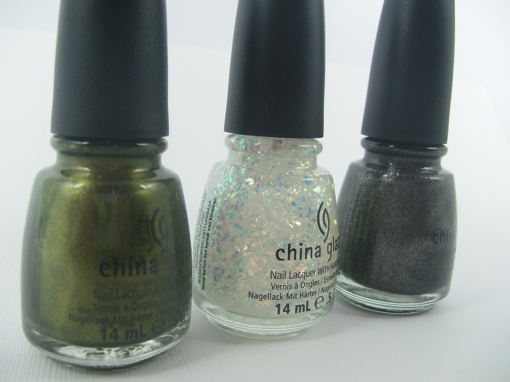 Three Shades from the China Glaze Capitol Colours Collection