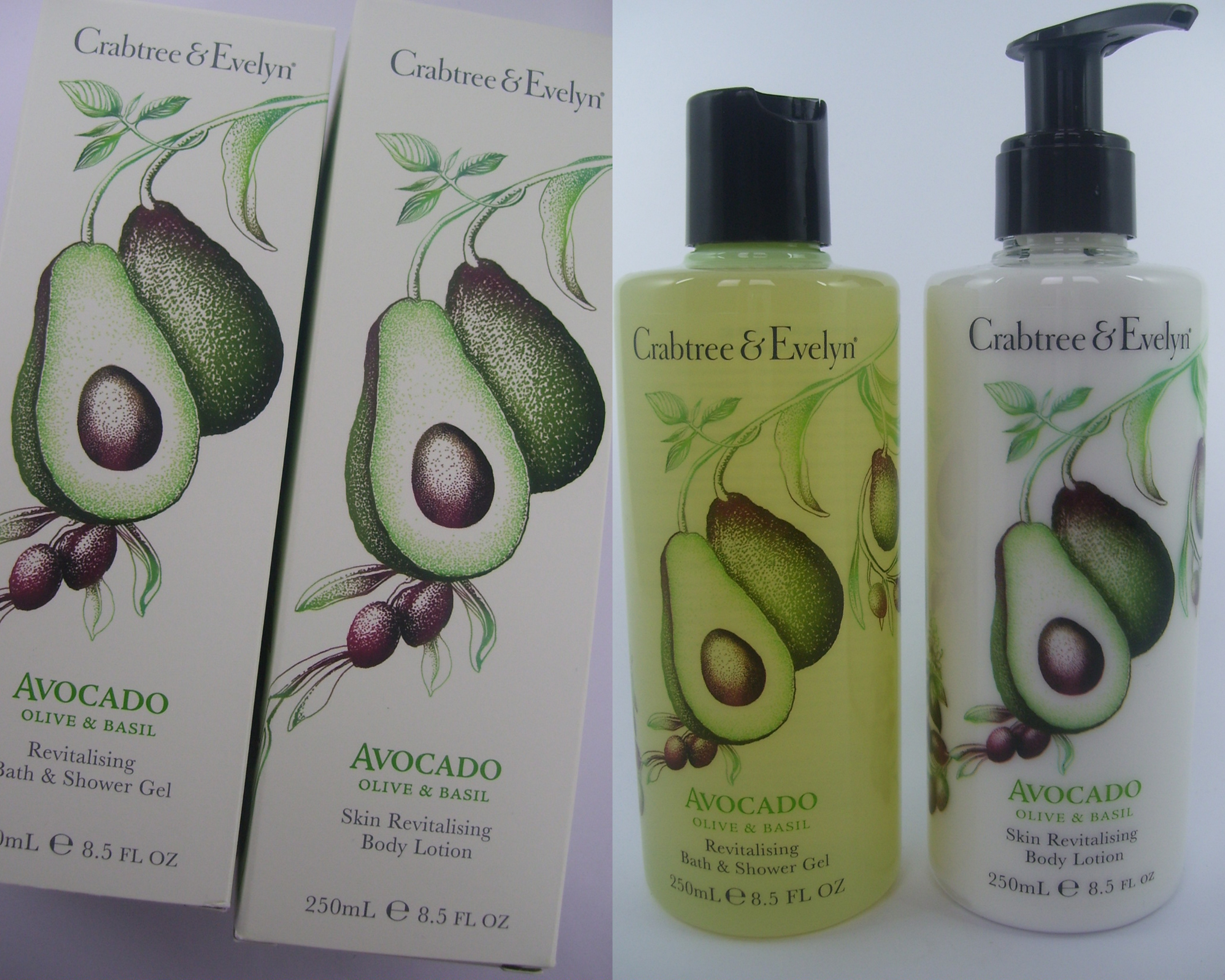 *CLOSED* Review & Giveaway! Crabtree & Evelyn Avocado Olive & Basil Collection